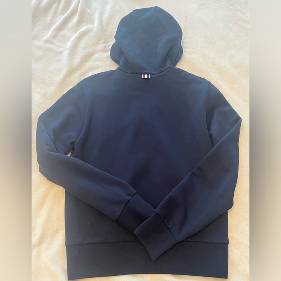 Bnwt Thom Browne 4 bar Zip Up Hoody Navy - Picture 8 of 9